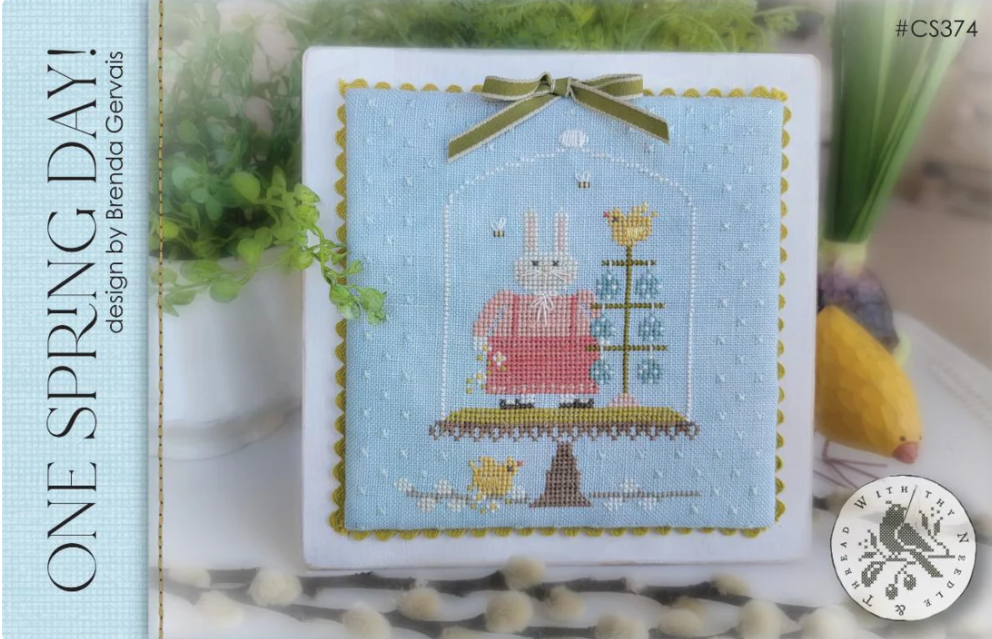 PREORDER One Spring Day - With Thy Needle and Thread - Cross Stitch Pattern