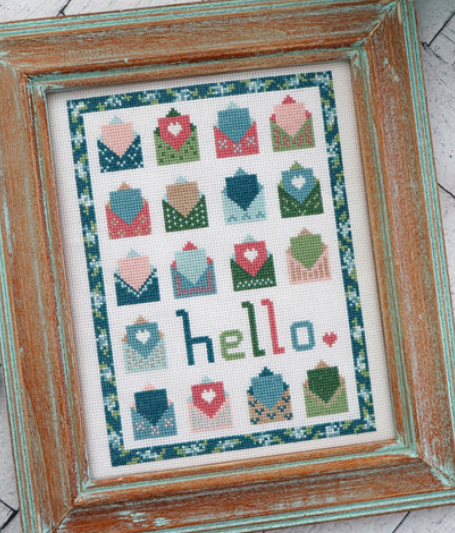 PREORDER Yours Truly - Flamingo Toes - Cross Stitch Pattern