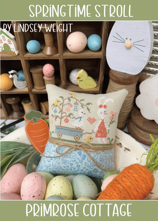 Springtime Stroll - Primrose Cottage Stitches - Cross Stitch Pattern