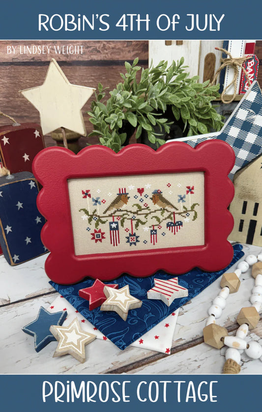 Robin's 4th of July - Primrose Cottage Stitches - Cross Stitch Pattern