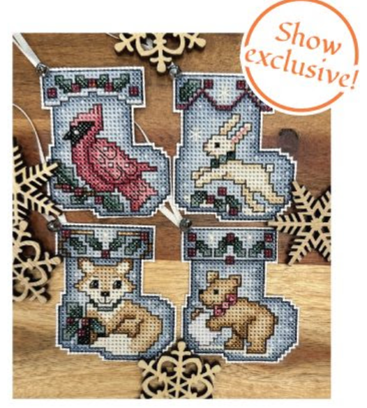 PREORDER Forest Stockings - Frony Ritter Designs - Cross Stitch Pattern