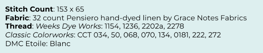 PREORDER Beautiful Things - Cherry Blossoms - Cross Stitch Pattern