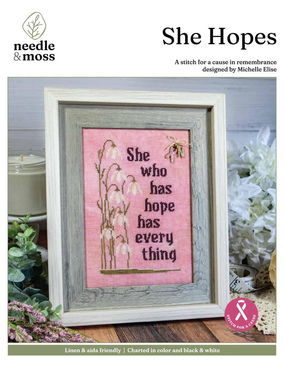 She Hopes - Needle & Moss - Cross Stitch Pattern