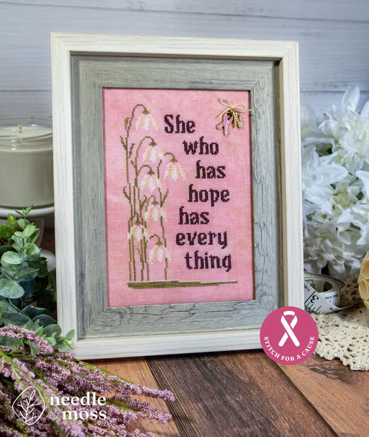 She Hopes - Needle & Moss - Cross Stitch Pattern