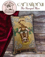 Cat Tarot XII The Hanged Man - Dirty Annie's - Cross Stitch Pattern
