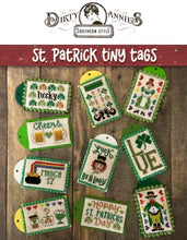 St. Patrick Tiny Tags - Dirty Annie's - Cross Stitch Pattern