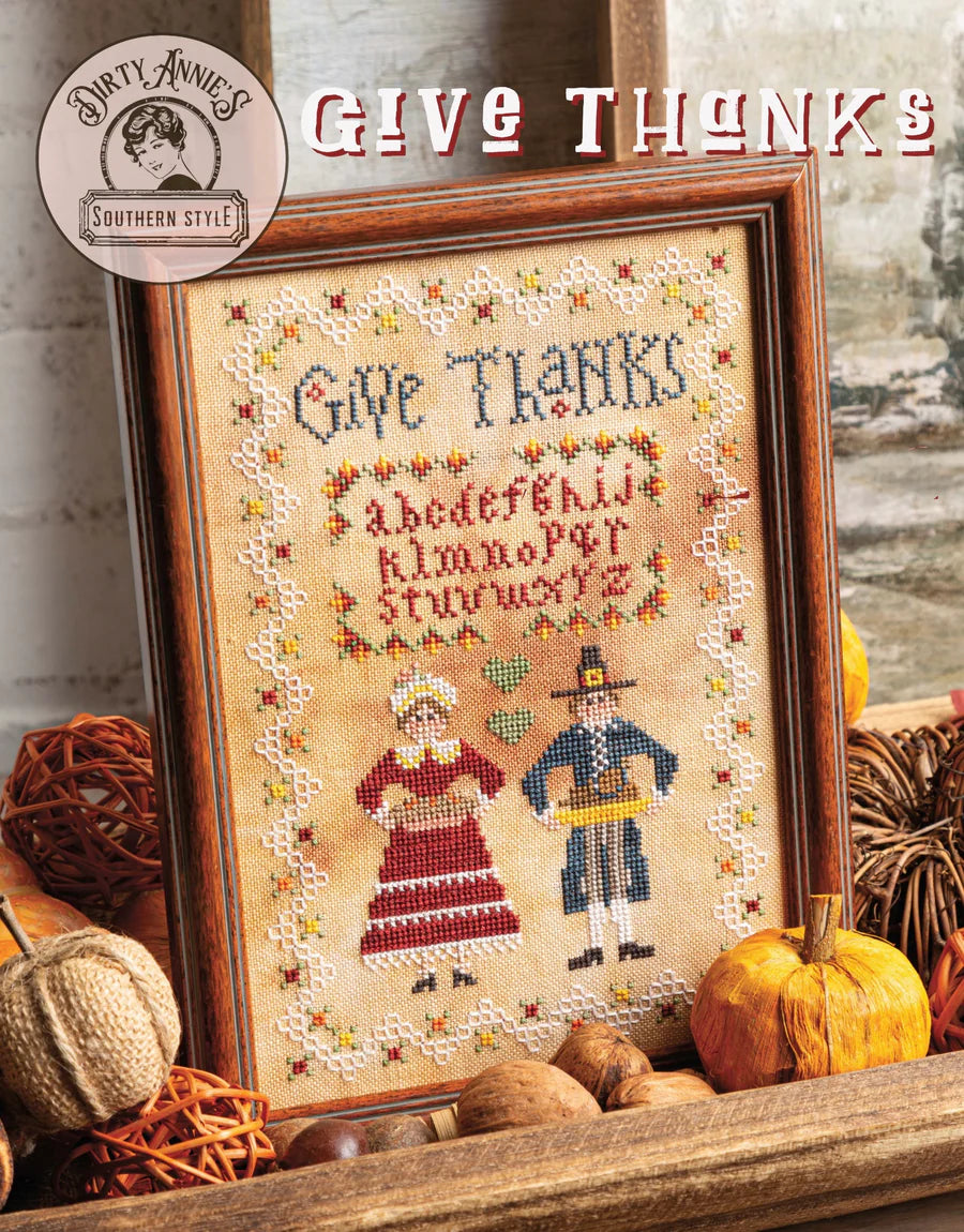 Give Thanks - Dirty Annie's - Cross Stitch Pattern