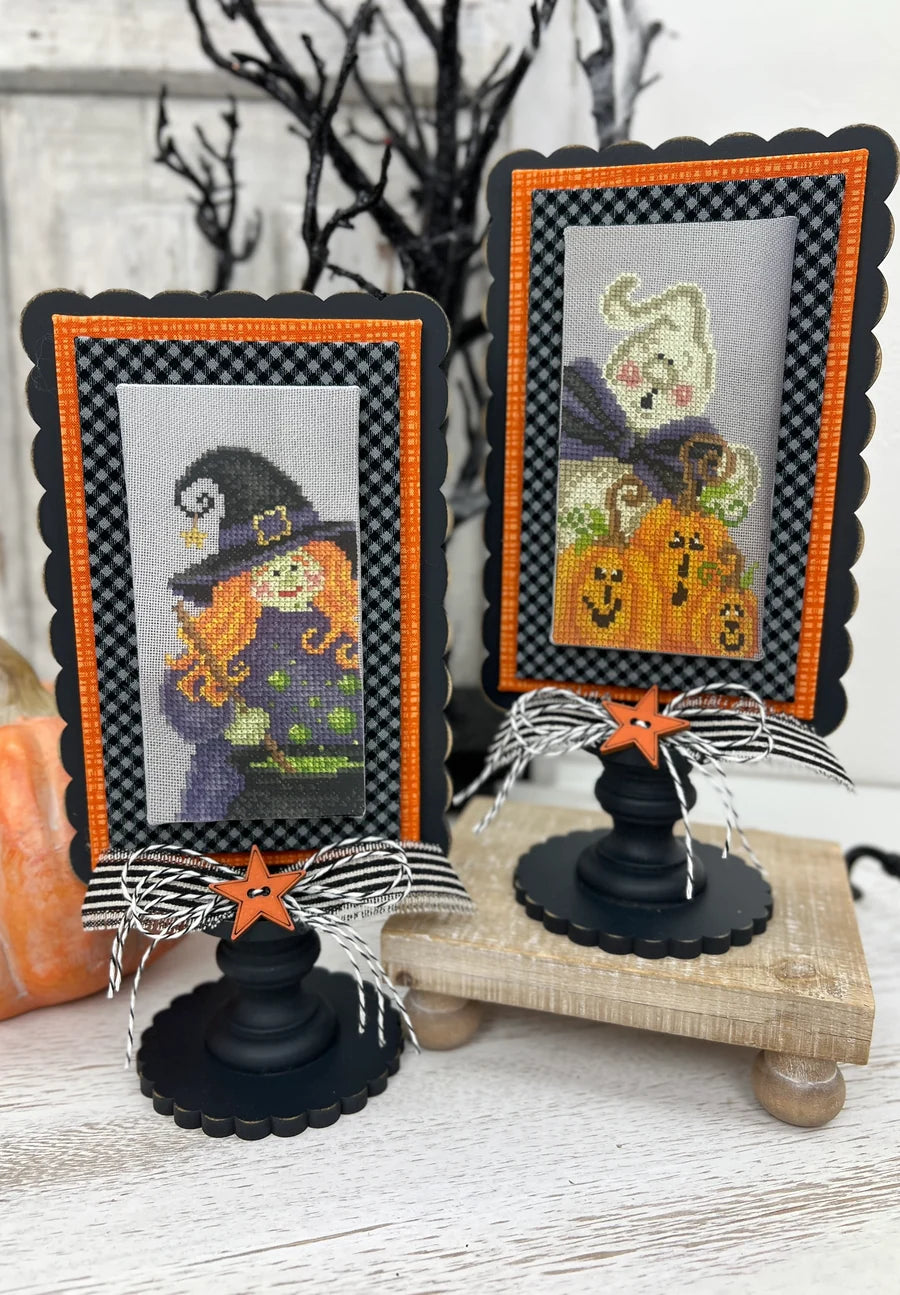 Boo and Hazel - Dirty Annies - Cross Stitch Pattern, Needlecraft Patterns, The Crafty Grimalkin - A Cross Stitch Store