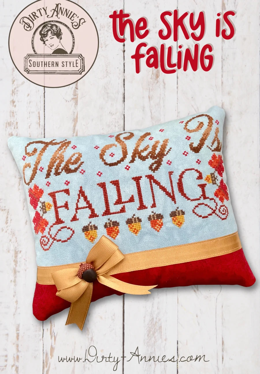 The Sky is Falling - Dirty Annies - Cross Stitch Pattern, Needlecraft Patterns, The Crafty Grimalkin - A Cross Stitch Store