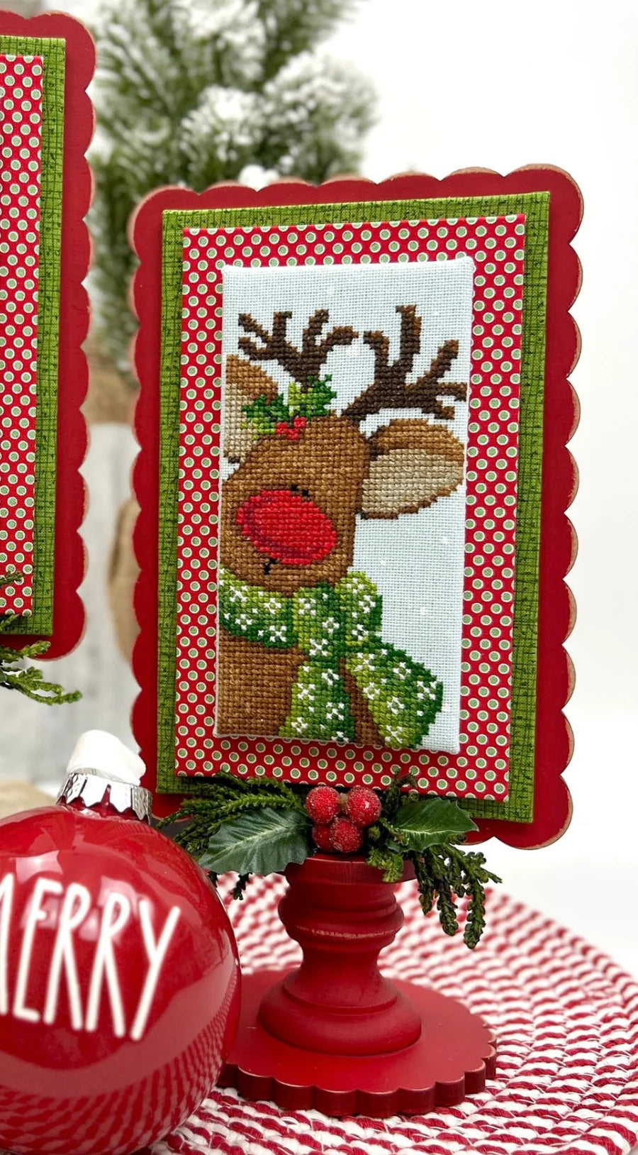 Santa and Rudolph - Dirty Annie's - Cross Stitch Pattern