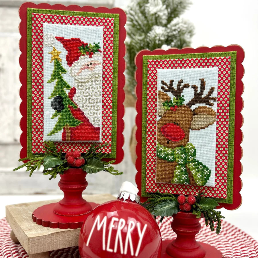 Santa and Rudolph - Dirty Annie's - Cross Stitch Pattern