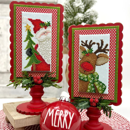Santa and Rudolph - Dirty Annie's - Cross Stitch Pattern