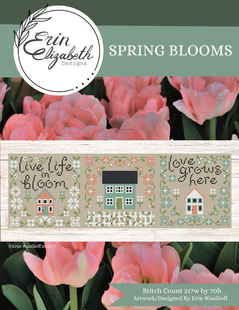 Spring Blooms - Erin Elizabeth Designs - Cross Stitch Pattern