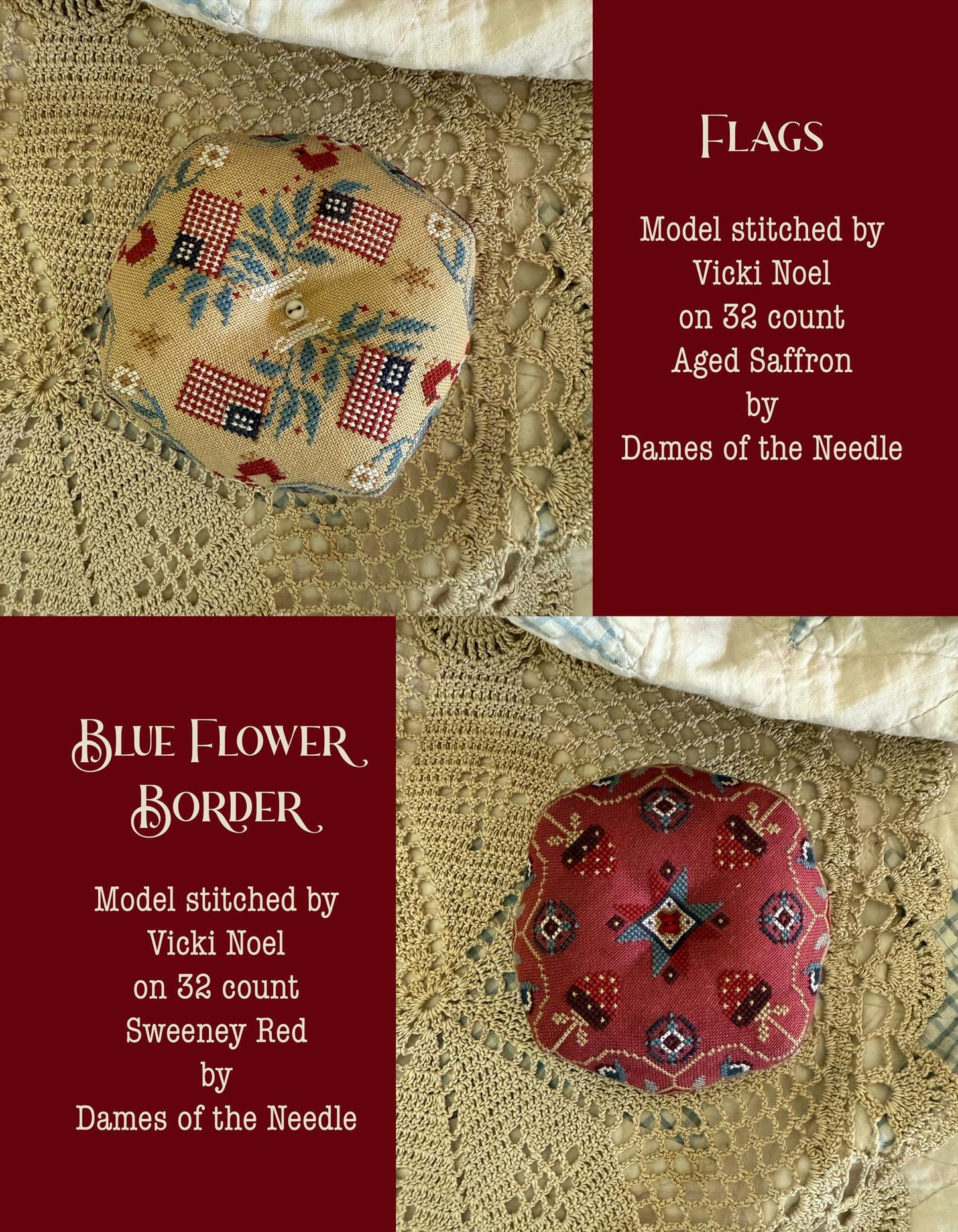 Land That I Love Biscornu Book - Teresa Kogut - Cross Stitch Pattern