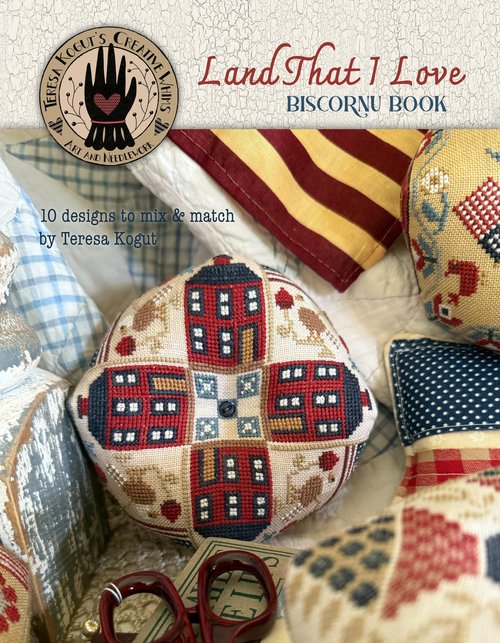 Land That I Love Biscornu Book - Teresa Kogut - Cross Stitch Pattern