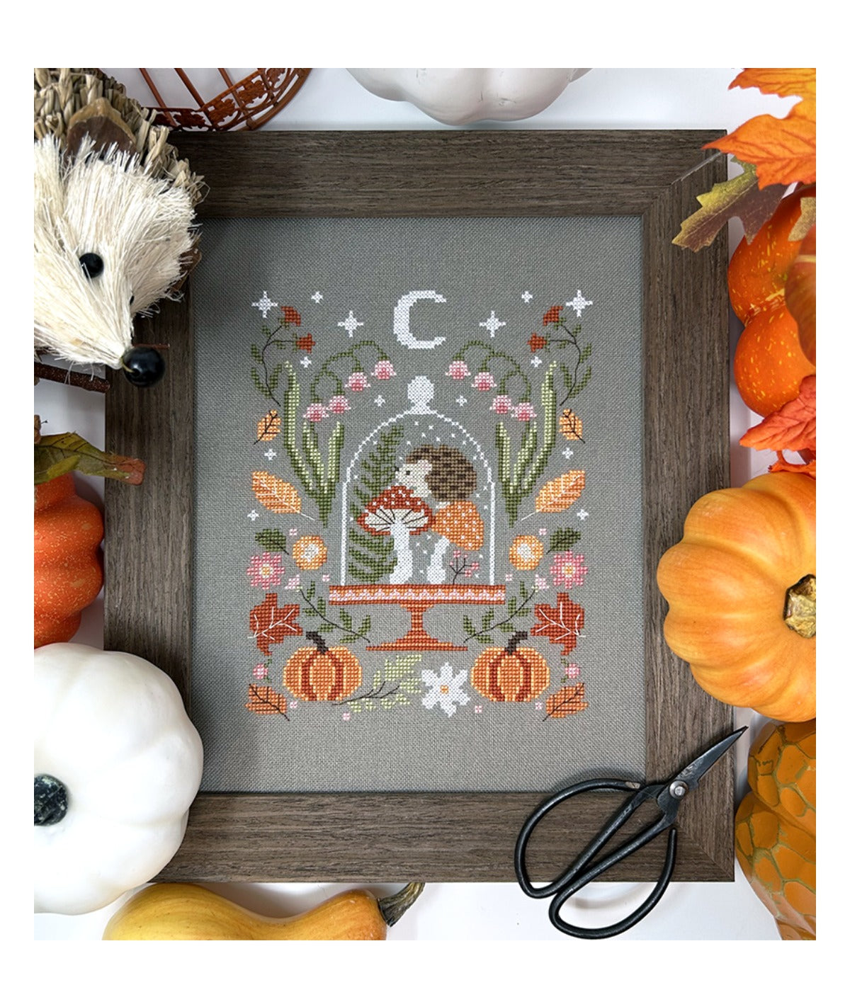 Fall Bell Jar - Tiny Modernist - Cross Stitch Pattern