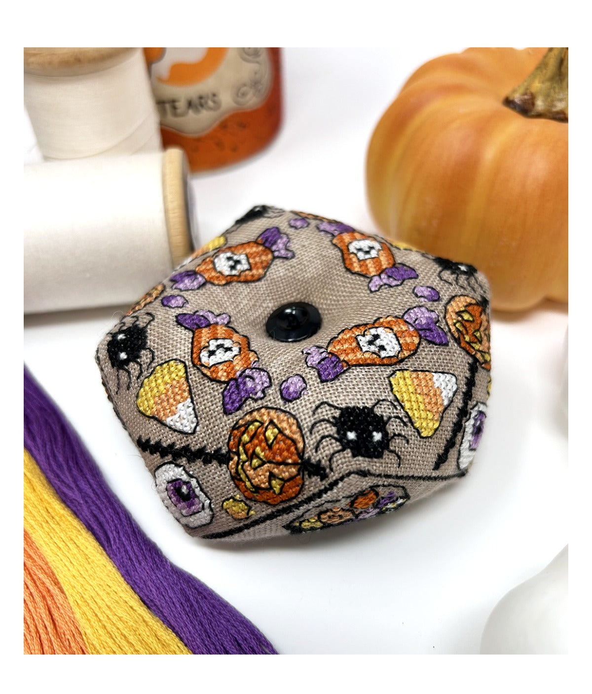 Treat Biscornu  - Tiny Modernist - Cross Stitch Pattern