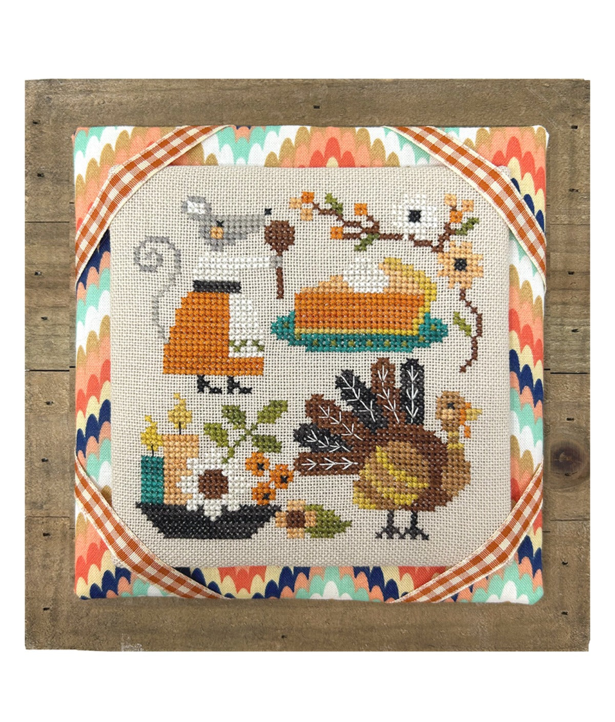 Mouse's Pumpkin Pie - Tiny Modernist - Cross Stitch Pattern
