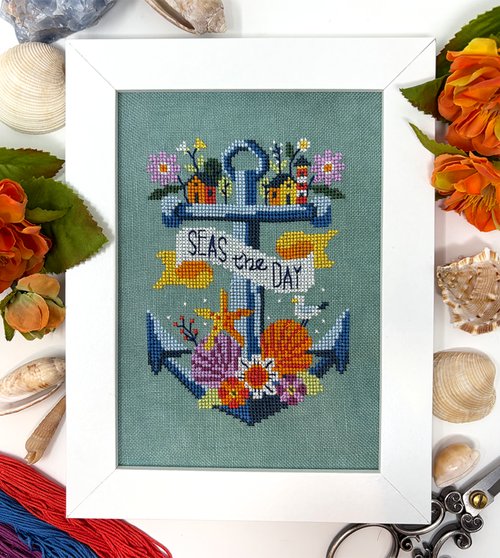 Seas the Day - Tiny Modernist - Cross Stitch Pattern