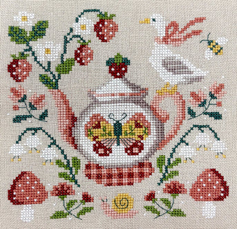 PREORDER The Goose Teapot - Tiny Modernist - Cross Stitch Pattern