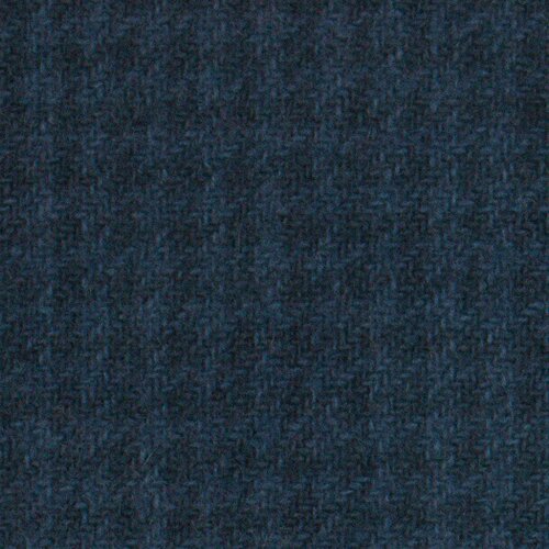 Deep Sea Houndstooth Wool Fabric - Weeks Dye Works