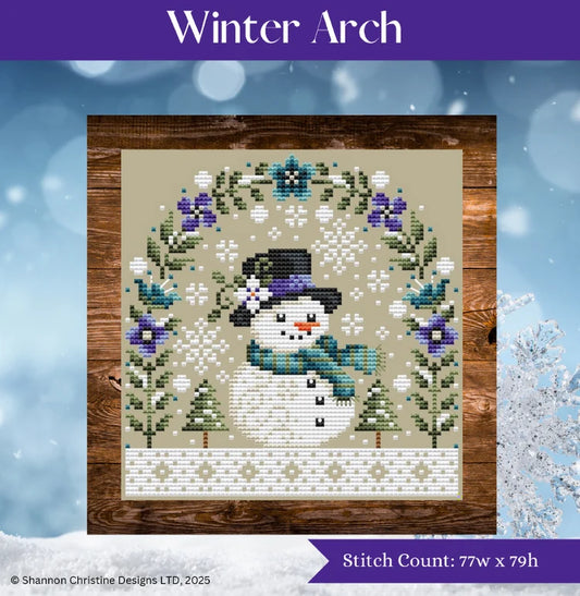 Winter Arch - Shannon Christine - Cross Stitch Pattern, Needlecraft Patterns, The Crafty Grimalkin - A Cross Stitch Store