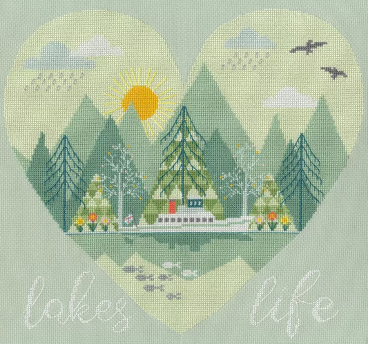 Wild At Heart: Lakes Life - Bothy Threads - Cross Stitch Kit, Needlecraft Kits, The Crafty Grimalkin - A Cross Stitch Store