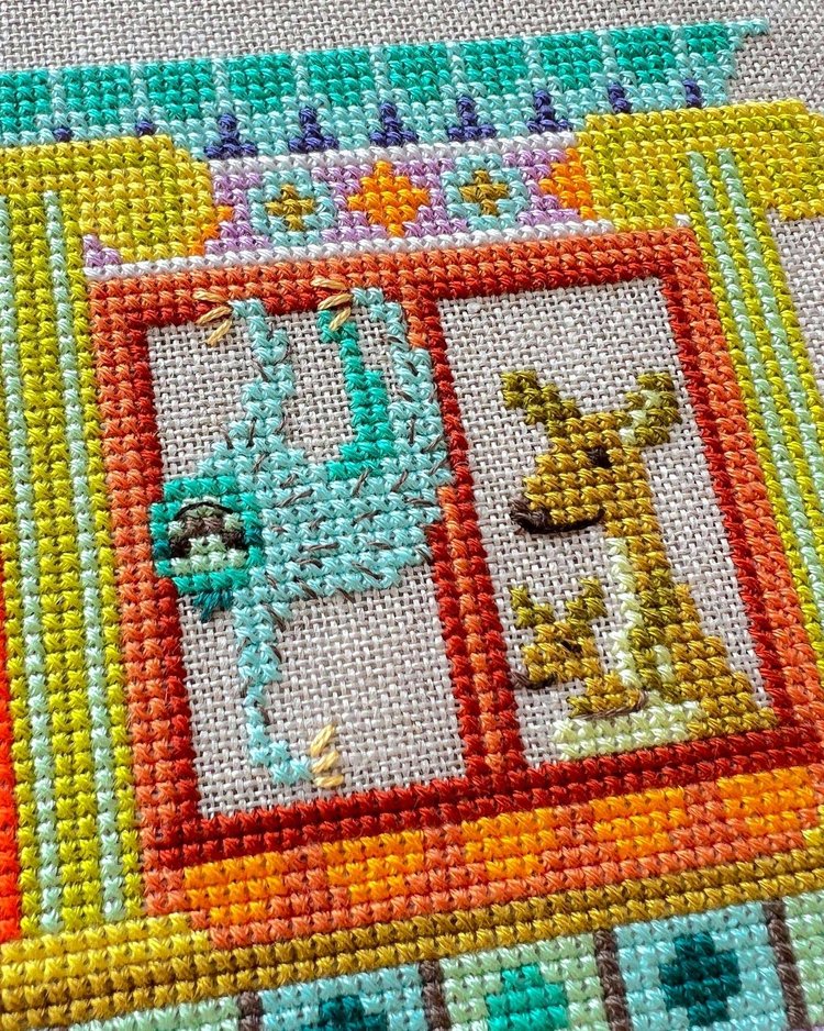 The Animal House - Satsuma Street - Cross Stitch Pattern, Needlecraft Patterns, The Crafty Grimalkin - A Cross Stitch Store