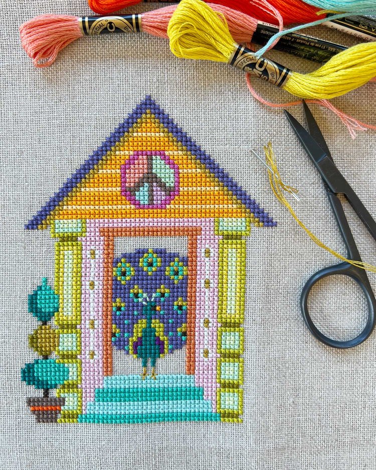 The Animal House - Satsuma Street - Cross Stitch Pattern, Needlecraft Patterns, The Crafty Grimalkin - A Cross Stitch Store