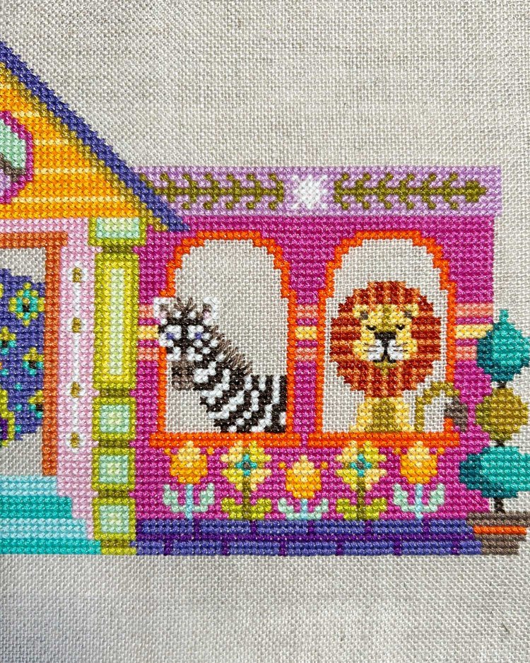 The Animal House - Satsuma Street - Cross Stitch Pattern, Needlecraft Patterns, The Crafty Grimalkin - A Cross Stitch Store