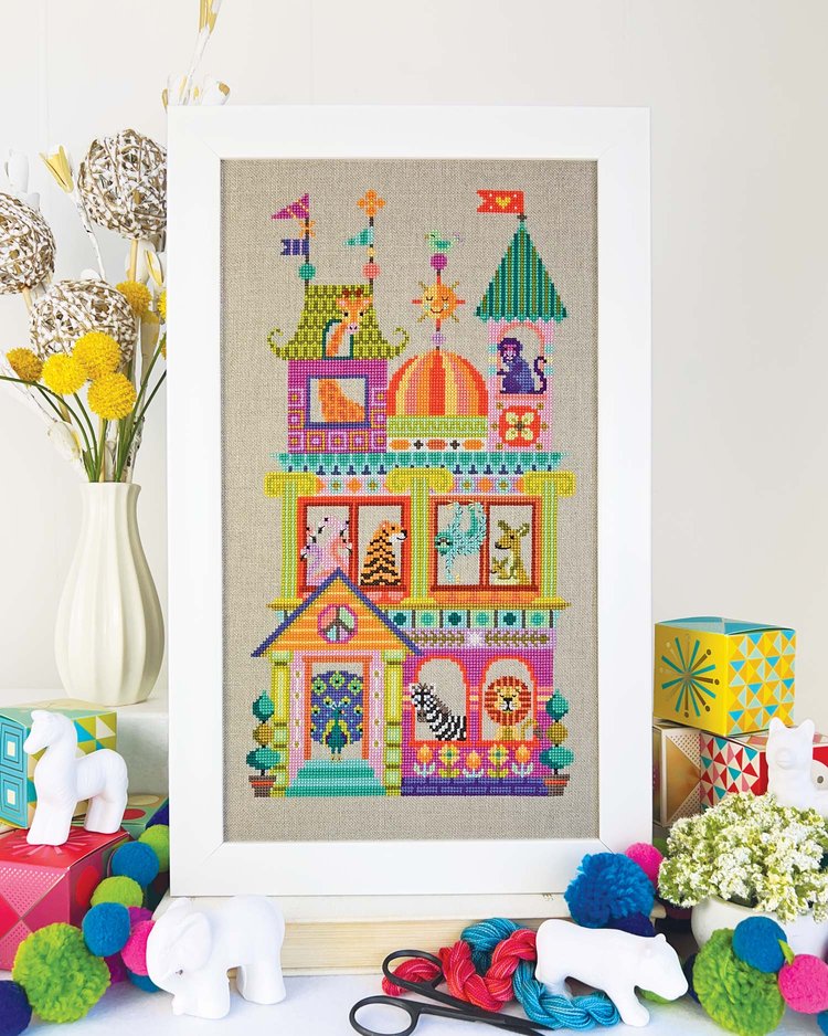 The Animal House - Satsuma Street - Cross Stitch Pattern, Needlecraft Patterns, The Crafty Grimalkin - A Cross Stitch Store