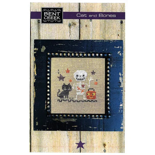 Cat and Bones - Bent Creek - Cross Stitch Pattern, Needlecraft Patterns, Needlecraft Patterns, The Crafty Grimalkin - A Cross Stitch Store