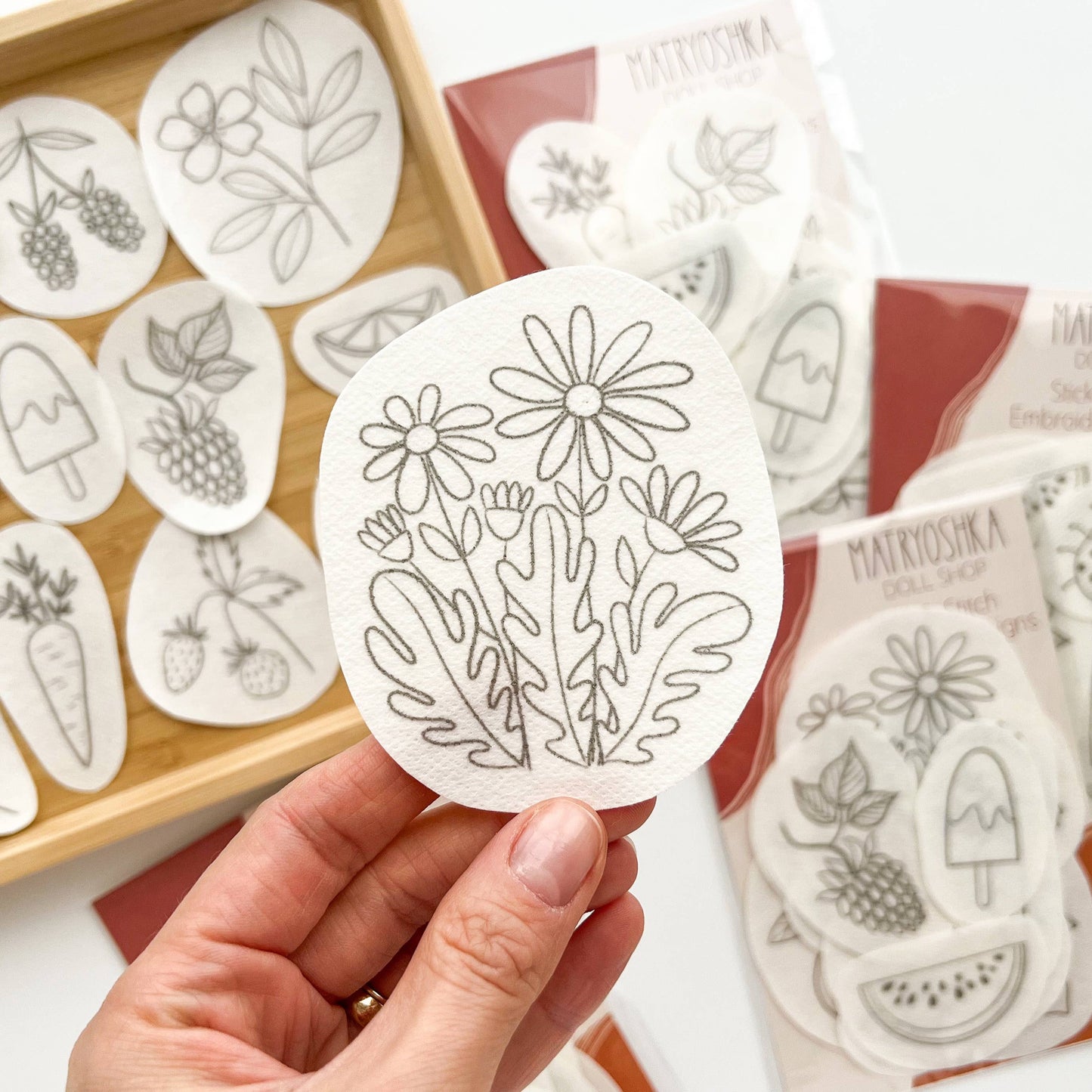 Stick & Stitch Embroidery patterns, embroidery patches