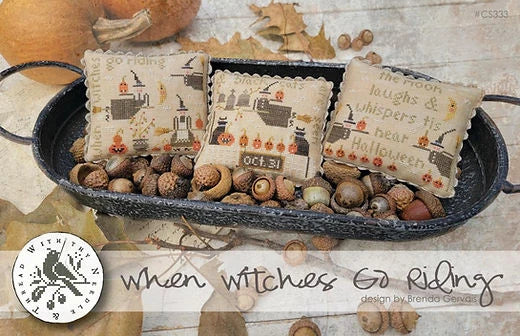 When Witches go Riding -  With Thy Needle and Thread - Cross Stitch Pattern