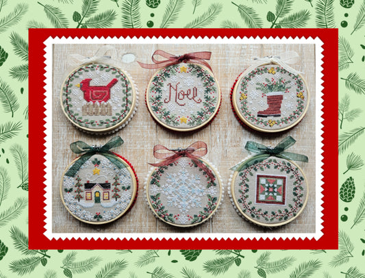 Christmas Mini-Rounds - Waxing Moon Designs - Cross Stitch Pattern