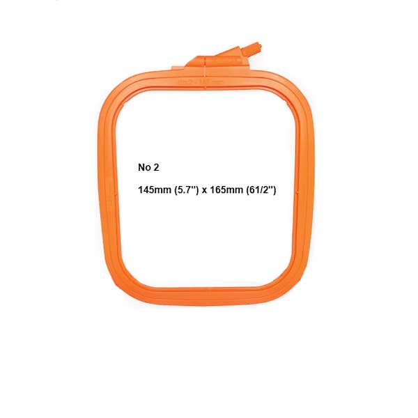 Nurge Square Plastic Hoops 145 x 165mm (5.7" x 6 1/2")
