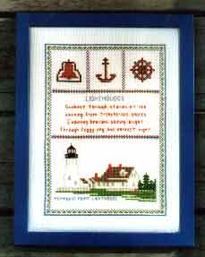 Maine Lighthouse Sampler - Sequin Designs Cross Stitch Pattern