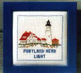 Portland Head Light - Sequin Designs Cross Stitch Pattern