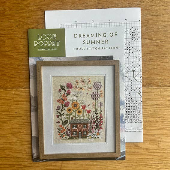 Dreaming of Summer - Love Poppet - Cross Stitch Pattern