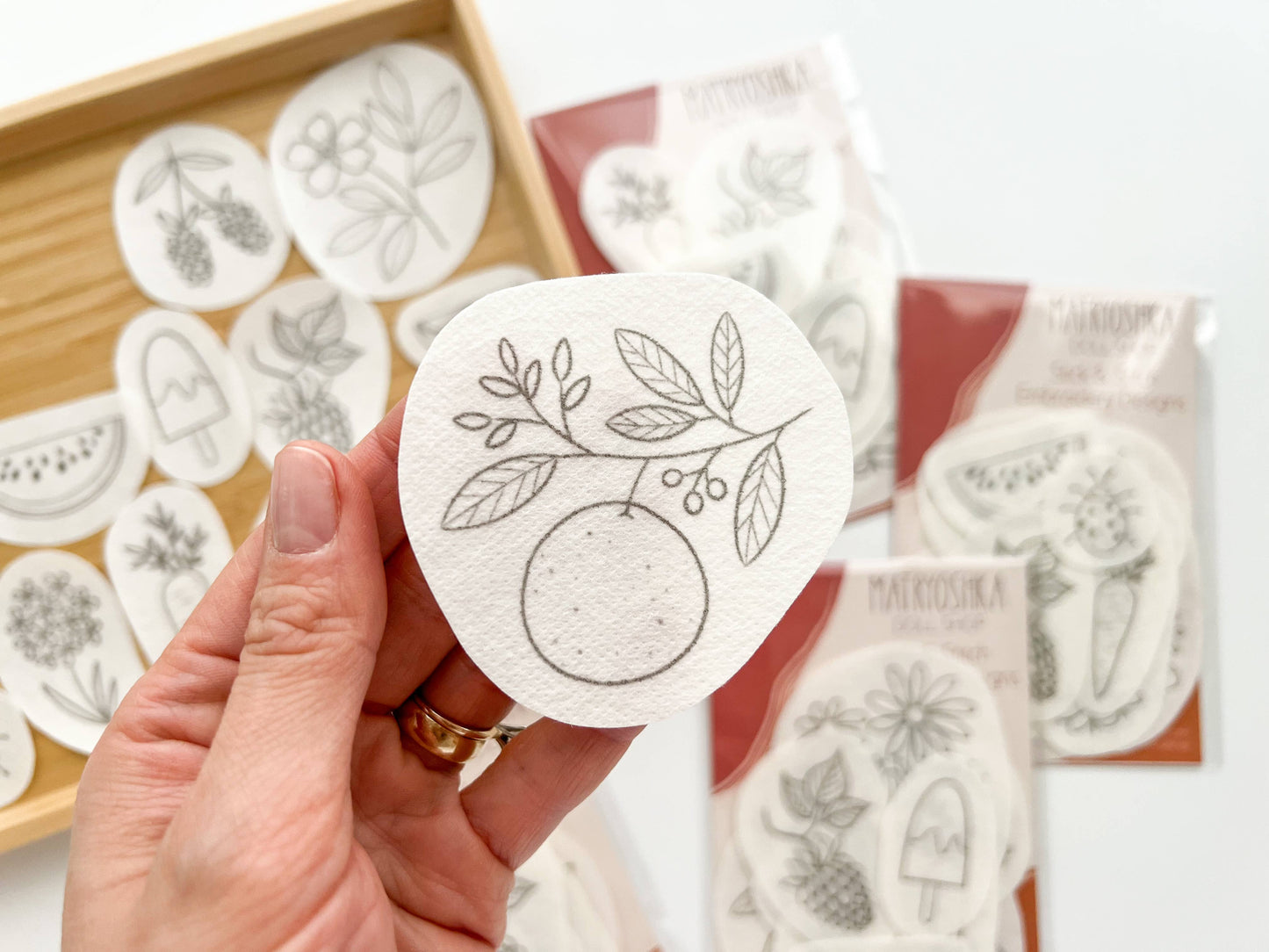 Stick & Stitch Embroidery patterns, embroidery patches