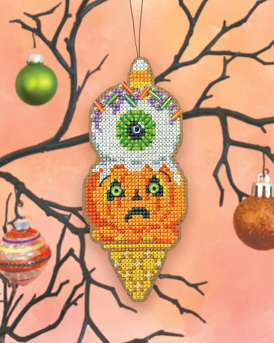 Eye Scream - Satsuma Street - Cross Stitch Kit, Uncategorized, The Crafty Grimalkin - A Cross Stitch Store
