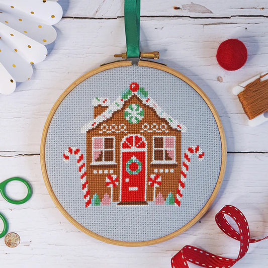 Gingerbread Cottage - Cross Stitch Kit | by Caterpillar Cross Stitch, The Crafty Grimalkin - A Cross Stitch Store