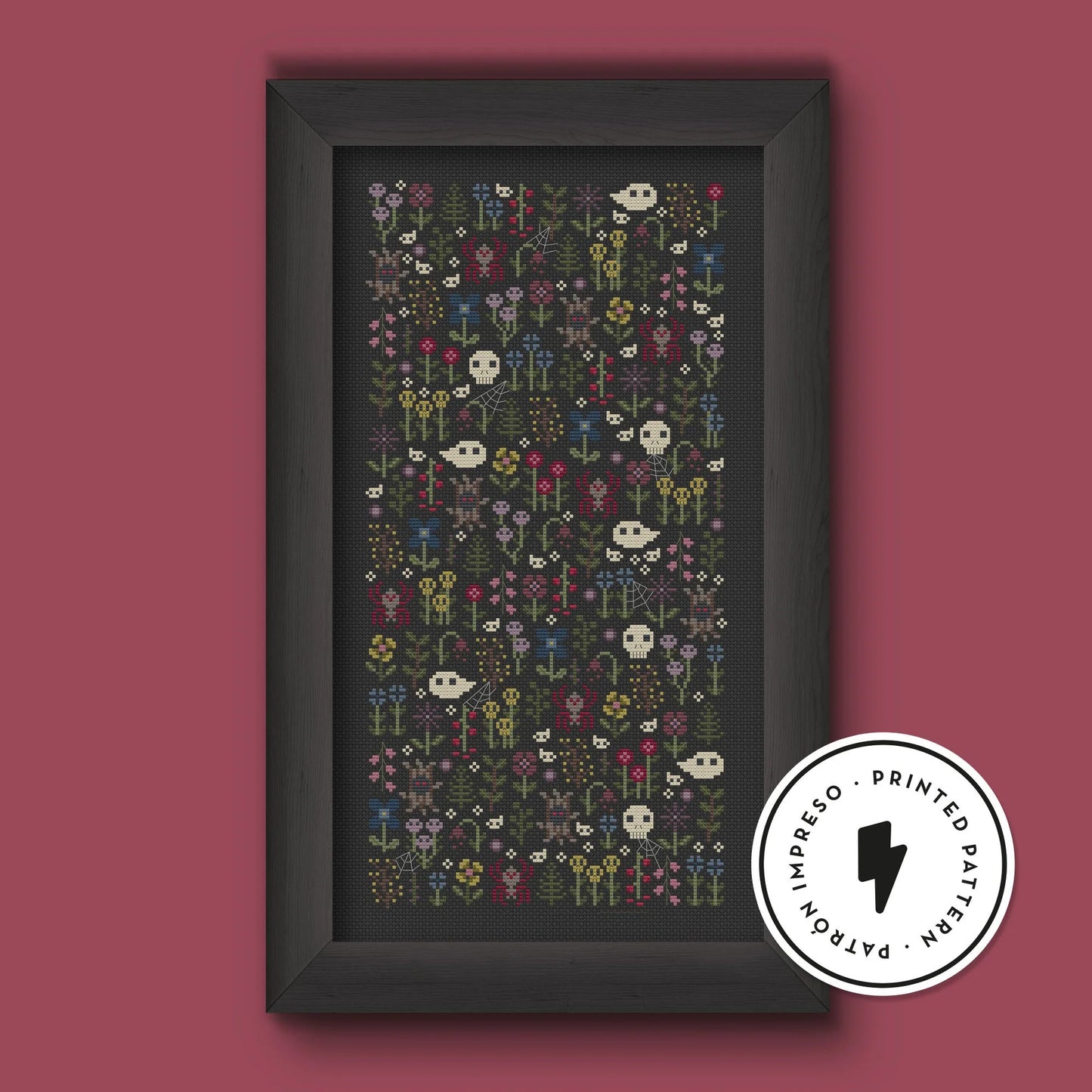 Haunted Garden - Una Buena Pieza - Cross Stitch Pattern