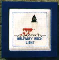 Halfway Rock Light - Sequin Designs Cross Stitch Pattern