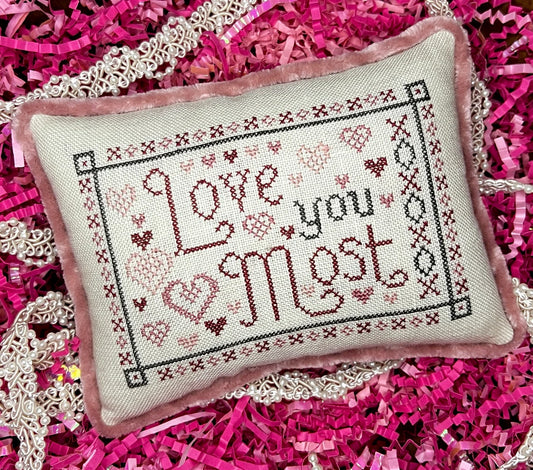 Love You Most - The Camping Stitcher - Cross Stitch Pattern, Needlecraft Patterns, Needlecraft Patterns, The Crafty Grimalkin - A Cross Stitch Store