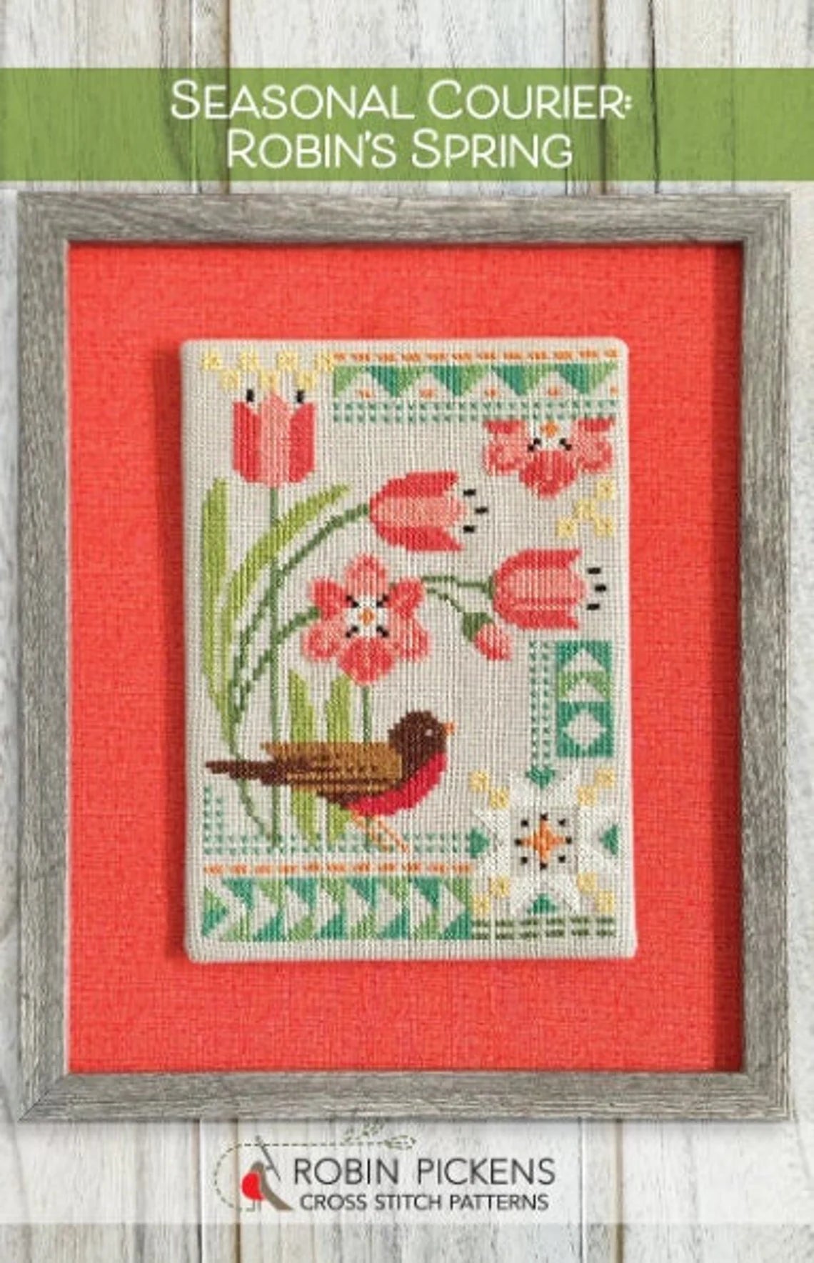 Seasonal Courier: Robin's Spring - Robin Pickens Cross Stitch Patterns