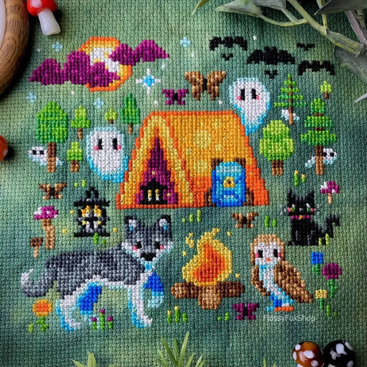 Ghost Stories - Flossy Fox Shop - Cross Stitch Pattern