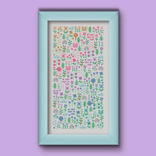 Fantasy Garden - Una Buena Pieza - Cross Stitch Pattern