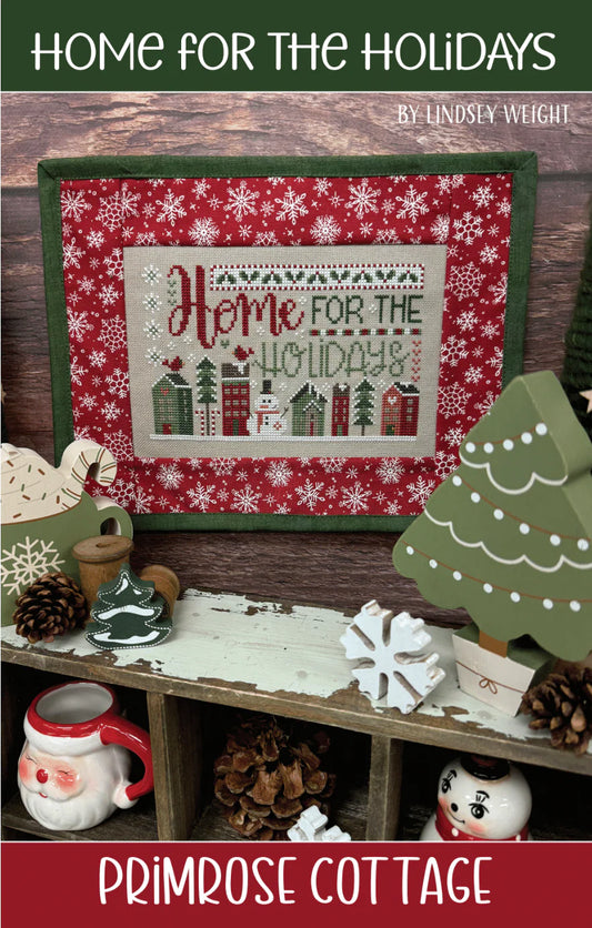 Home for the Holidays - Primrose Cottage - Cross Stitch Pattern