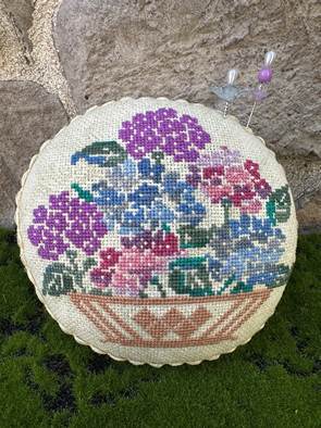 Hydrangea Blooms - Rebel Stitcher - Cross Stitch Pattern